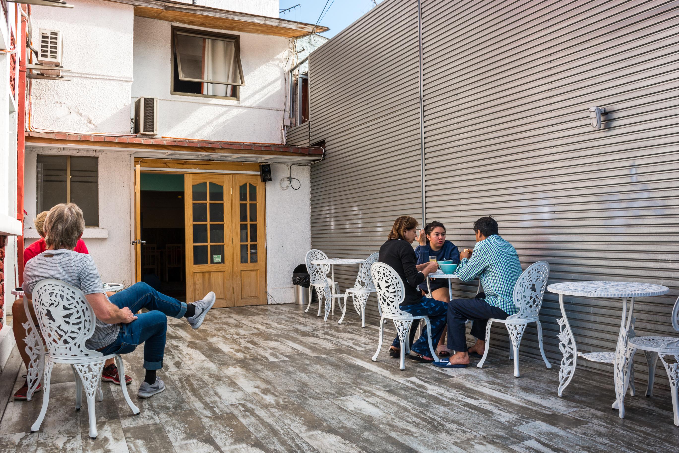 Hostal Casa Aborigen Santiago Exterior foto