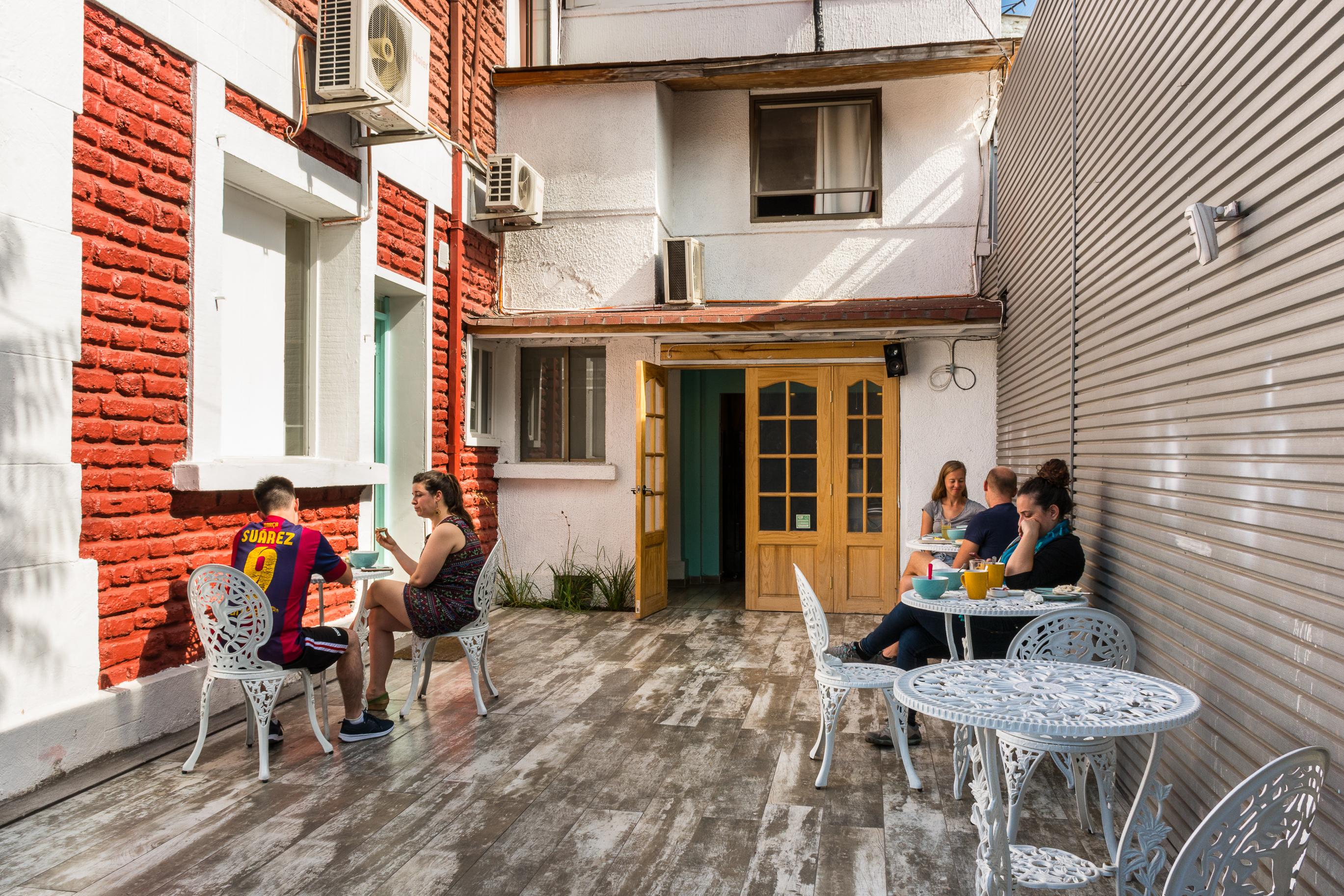 Hostal Casa Aborigen Santiago Exterior foto